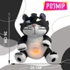 Мягкая игрушка-ночник с имитацией дыхания Вредный Кот, музыкальный антистресс для сна детей - изображение 4