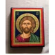 Писаная греческая икона Спаситель Иисус Христос 15×19 см - изображение 4