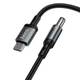 Кабель USB для роутера HOCO X129 dvantage charging cable Type-C to DC 12V 5.5x2.1 мм Black - зображення 1