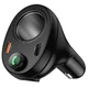 АЗУ FM модулятор Hoco E88 Star cigarette lighter+PD20W+QC3.0 total 120W (2USB-C) Black - изображение 3