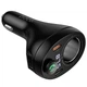 АЗУ FM модулятор Hoco E88 Star cigarette lighter+PD20W+QC3.0 total 120W (2USB-C) Black - изображение 5