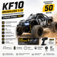 Машинка на пульті керування KFPLAN KF10 1:10 Радіокерована машинка Позашляховик Монстр-трак 4WD Повний привід До 50 км/год LED фари 1 акумулятор + батарейки в пульт - зображення 10