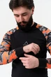 Чоловіча зимова термобілизна Norvin print Orange pixel розмір L - зображення 6