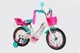 Детский велосипед ST 16" Formula Kid Flower Premium BH 2026 для девочки белый с розовым и бирюзовым (OPS-FRK-16-243) - изображение 2