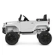 Дитячий двомісний електромобіль джип Toyota Land Cruiser Bambi M 6296EBLR-1(24V) Білий - зображення 3