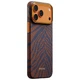 Карбоновый чехол Pitaka Edge Case Breath of Veins PitaTap™ (Camera Control) Burning Orange для iPhone 17 Pro (BV1701P) - изображение 1