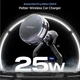 Автомобильное зарядное устройство Spigen Essential MagSafe Qi2.2 25W Peltier Wireless Car Charger Air Vent EV25MFAQ Black (ACP10511) - изображение 2