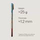 Карбоновый чехол Pitaka Edge Case California Dream Sunset 2.0 #1 для iPhone 17 Air (SCD1701A) - изображение 4