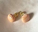 Женские сережки "Квадратики" 1.2см jewelry Карамельного цвета - изображение 4