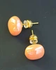 Женские сережки "Квадратики" 1.2см jewelry Карамельного цвета - изображение 9