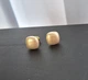 Женские сережки "Квадратики" 1.2см jewelry Золотистые - изображение 10