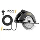 Pilarka tarczowa Humberg HM-420 do drewna 1200 W 542000 (5903890630959) - obraz 2