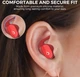 Фиксаторы для наушников Beats Studio Buds 2021, силиконовые антискользящие насадки Ear Hooks, 3 пары, красные - изображение 5