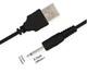 USB кабель для вібратора USB AUX DC 2,5 мм, Зарядний кабель для секс-іграшок, Black - изображение 2