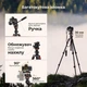 Легкий компактний штатив K&F Concept O234A3+BH-36 (180 см / до 8 кг) - изображение 2