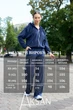 Женский велюровый костюм демисезонный палаццо кофта на замке с капюшоном Aksan 26.2861 44(M) Тёмно-синий - изображение 6