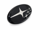 Эмблема Subaru на крышку багажника 10,3×5,2см чёрная на чёрном - изображение 1