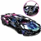 Конструктор машина Техник Lamborghini Cyberpunk детский конструктор для мальчиков гоночная спортивная машинка Lamborghini для сборки для взрослых и детей большой игровой развивающий набор подарок на день рождения 1314 деталей - изображение 7