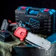 Аккумуляторная цепная пила 1800Вт 12 дюймов MA748 с двумя батареями для сада и строительства красная - изображение 7