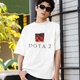 Футболка унісекс Dota 2 (Logo wht) 4XL білий - изображение 1