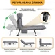 Раскладная кровать (раскладушка) с подушкой LEOBRO (FB-S15) - изображение 5