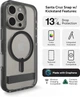 Чохол протиударний з підставкою ZAGG Gear4 Crystal Palace MagSafe для Iphone 16 Pro Max (6.9") Прозорий + Black - зображення 6