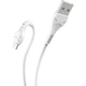 Дата кабель USB 2.0 AM to Micro 5P 1.0m 2.4A PVC X37 white HOCO (6931474710505) - изображение 1