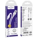 Дата кабель USB 2.0 AM to Micro 5P 1.0m 2.4A PVC X37 white HOCO (6931474710505) - изображение 5