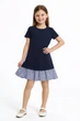 Платье школьное для девочки SLY 204/S/19 синее 134 - изображение 1