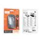 Миша бездротова безшумна HOCO GM43 Adelanto Bluetooth + 2.4 ГГц, 3 кнопки, 1600 dpi Deep Space Gray - изображение 2