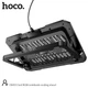 Охлаждающая подставка для ноутбука Hoco DH19 (для ноутбуков до 17", RGB-подсветка, подставка для смартфона, 2 USB-порта, 5 уровней наклона) - Черный - изображение 4