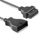GM 12 pin - переходник OBD2 для подключения диагностики к автомобилю GM, Daewoo, ЗАЗ, ВАЗ (12pin - 16pin) - изображение 1