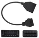 GM 12 pin - переходник OBD2 для подключения диагностики к автомобилю GM, Daewoo, ЗАЗ, ВАЗ (12pin - 16pin) - изображение 2