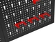 Металлическая настенная перфорированная доска для инструментов 80х60 см Kraft&Dele KD11896 органайзер для гаража с крючками - изображение 8