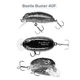 Воблер Strike Pro Beetle Buster 40F 5.7г A102G - зображення 2