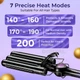 Плойка тройная VGR V-590 PURPLE 140-200°C керамическое покрытие LED display 130W - изображение 4