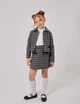 Костюм (пиджак+ юбка) для девочки SMIL 117553-1 Серая клетка р.134 - изображение 4