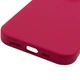 Силіконовий чохол Silicone Silk Full Camera Protective (AA) No Logo для iPhone 15 Pro Max (Айфон 15 про макс), матова накладка Soft Touch з повним захистом камери, корпусу, м'якою підкладкою з мікрофібри Rose Red - изображение 4