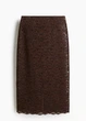 Спідниця H&M 17671 38 Темний коричневий (1295) - изображение 3