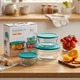 Набор стеклянных мисок с крышками Glass Bowl 3 шт 0.6 л, 1.0 л, 1.5 л (26006 G) - изображение 8