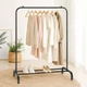 Вешалка-стойка для одежды Double Pole 110 х 40 х 150 см (R88771) Черный - изображение 7