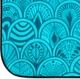 Килимок для пікніка Outtec з термоізоляцією 200 × 200 см Blue Pattern 205910 (5905884429235) - зображення 7