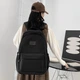 Рюкзак JINISIAO мужской женский детский школьный портфель черный - изображение 8