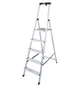Алюминиевая лестница-стремянка Krause Safety 126337 (5 ступенек) односторонняя расставная (22882) - изображение 2