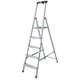 Алюминиевая лестница-стремянка Krause Safety 126337 (5 ступенек) односторонняя расставная (22882) - изображение 4
