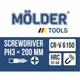 Викрутка - хрестова 3*200 "Molder" (МТ32113) (6шт/уп) - зображення 3