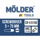 Викрутка - шліцьова 5*75 "Molder" (МТ32004) (12шт/уп) - зображення 3