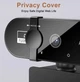 Веб-камера 4K 3840×2160 Автофокус, Мікрофон, Plug and Play USB зі шторкою безпеки - зображення 5