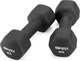Zestaw hantli neoprenowych Gymtek Hex G-42599 2 x 4 kg Czarny (5905884425992) - obraz 2