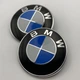 Знаком BMW 82 мм і 74 мм. Емблеми БМВ на капот і багажник 51148132375 82 мм і 74 мм знак - зображення 1